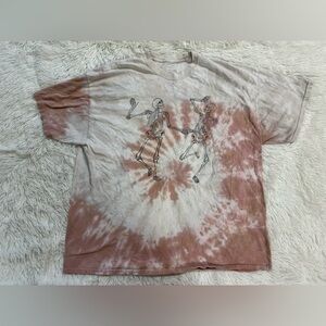 pacsun desert dreamer skeleton shirt